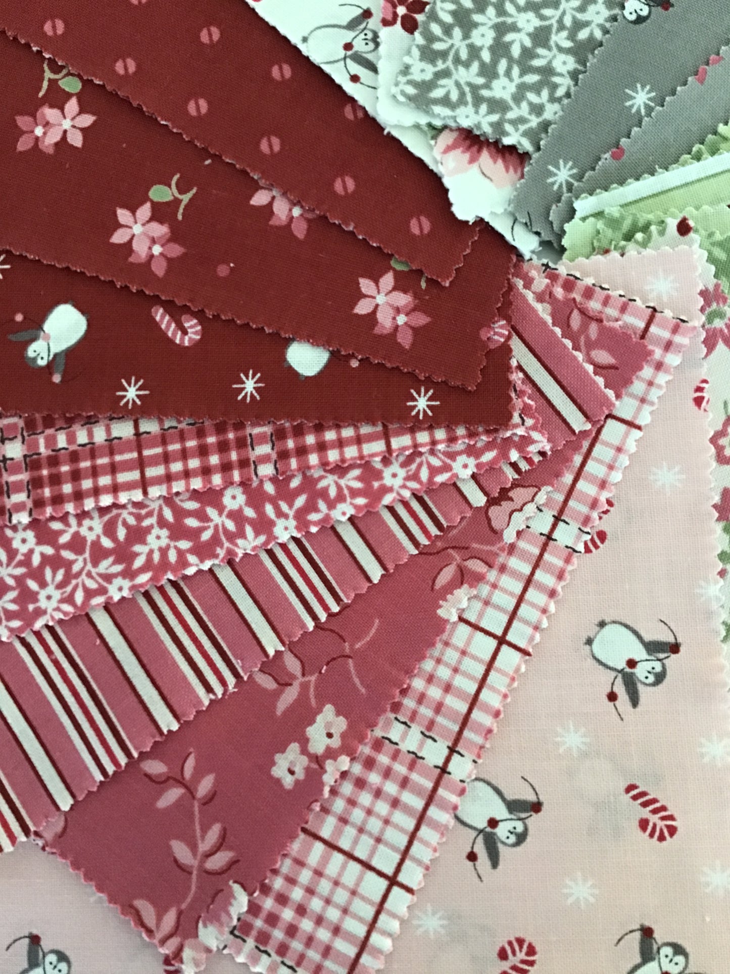 A Very Sweet Christmas Jelly Roll by Bunny Hill Designs for Moda