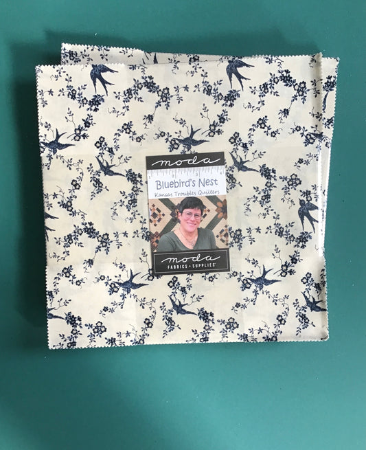 Bluebird's Nest Layer Cake by Kansas Troubles Quilters for Moda Fabrics