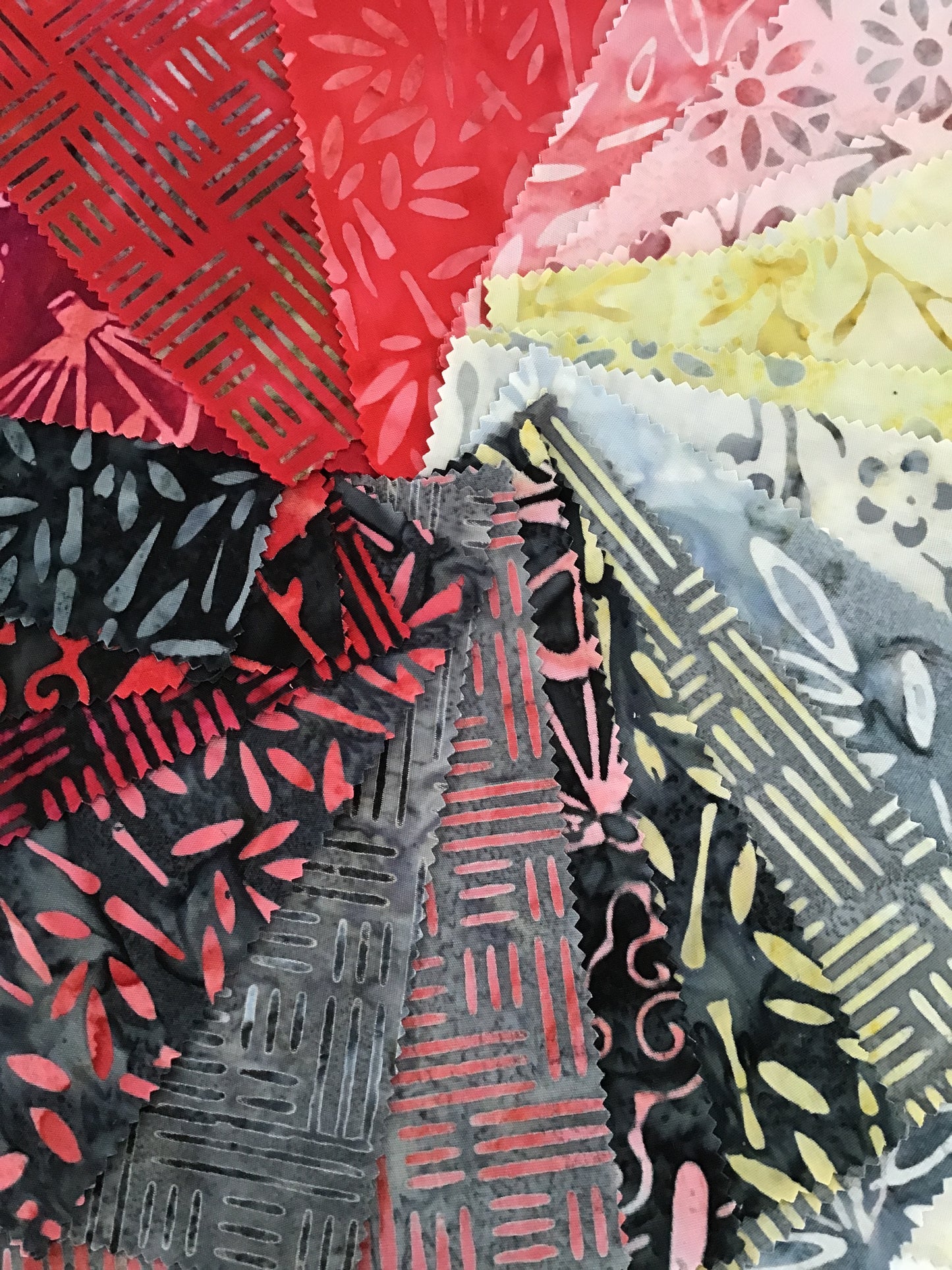 Bamboo Garden Artisan Batiks Charm Squares Created by Lunn Studios for Robert Kaufman