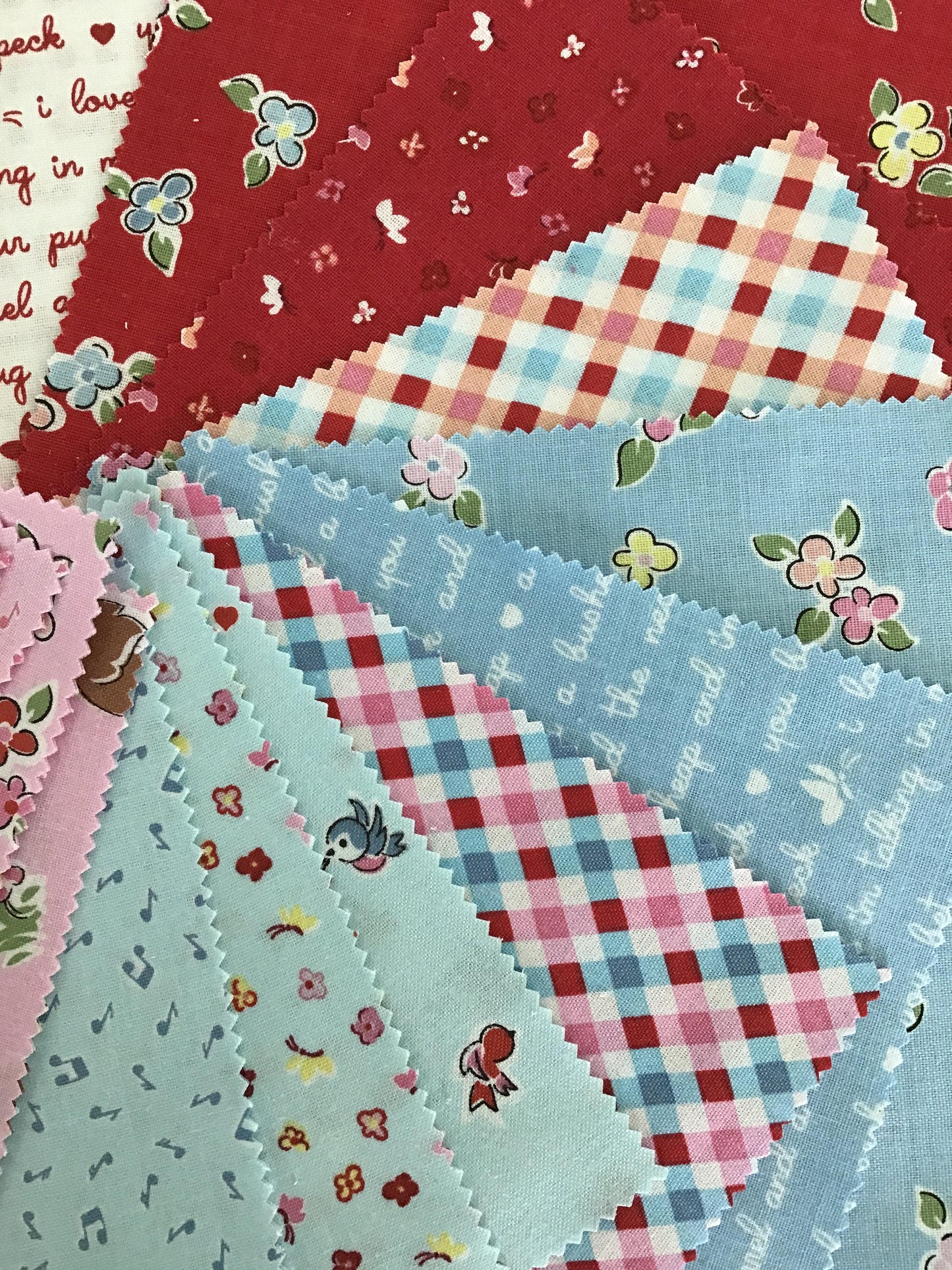 Love Notes 5" Stacker by Lindsay Wilkes of the Cottage Mama for Riley Blake