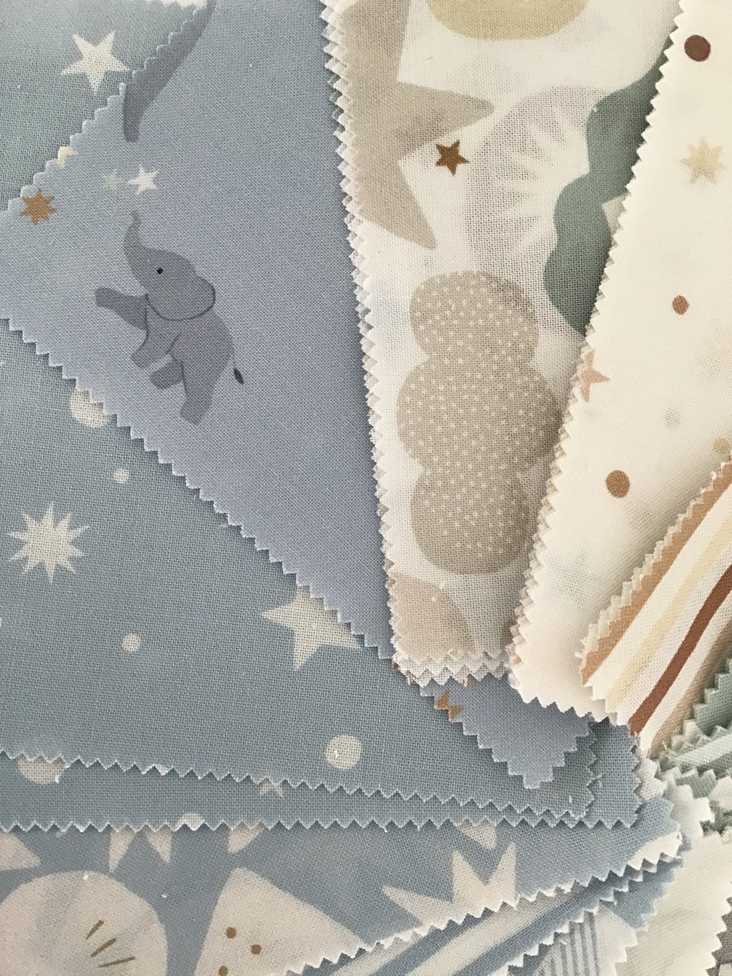 To The Moon and Back Charm Pack by Paper & Cloth for Moda Fabrics - Only (15) Different Prints