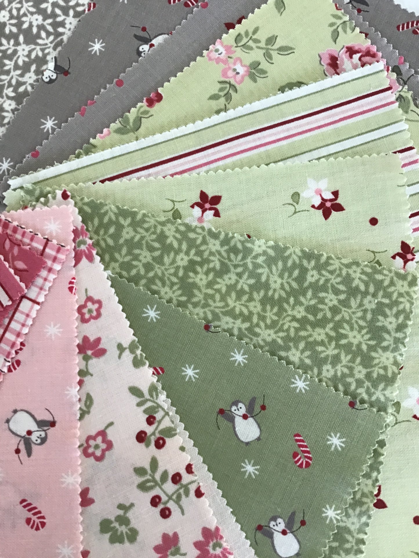 A Very Sweet Christmas Jelly Roll by Bunny Hill Designs for Moda