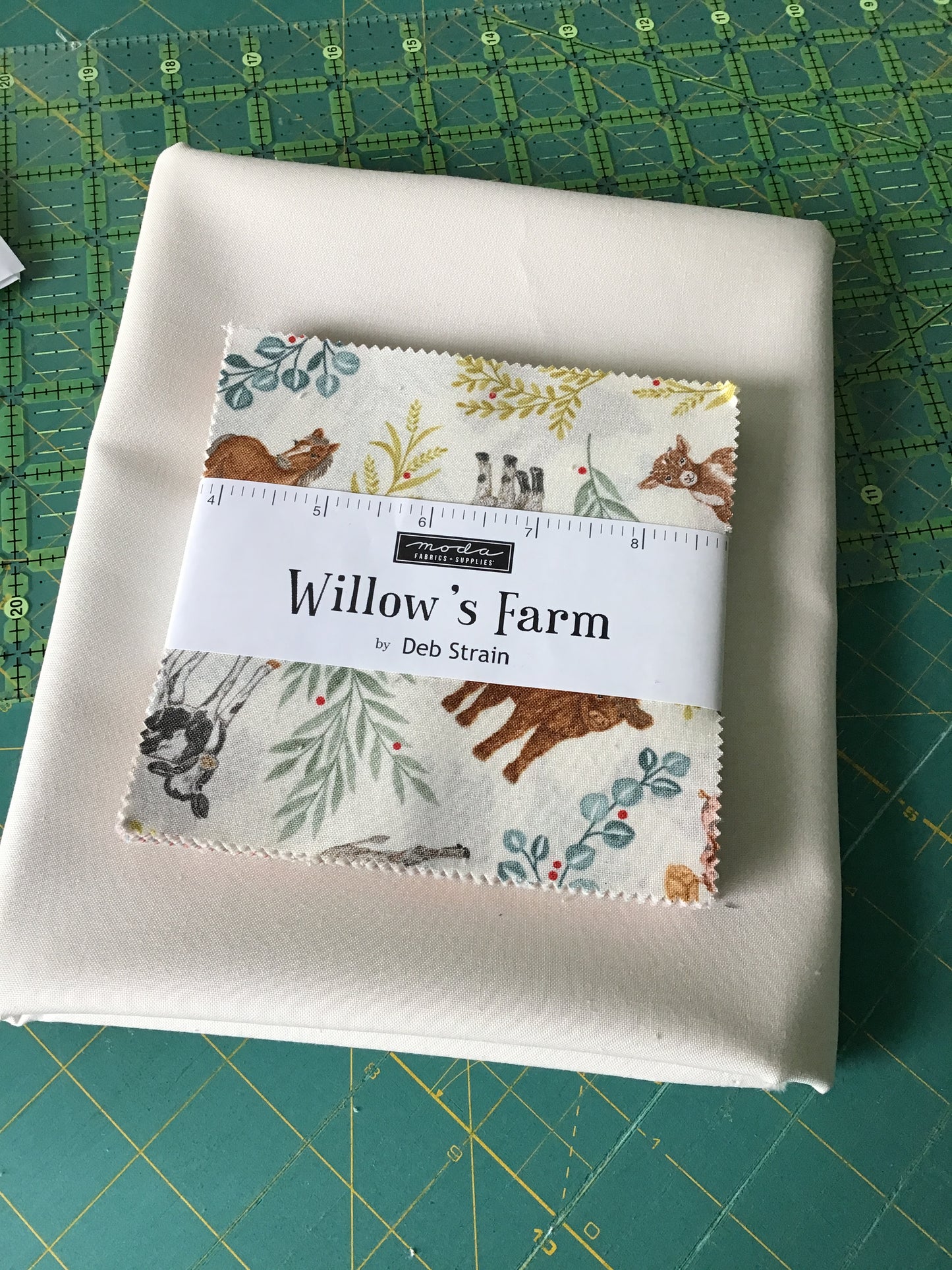 Primitive Gatherings Willow's Farm Quilt Kit - Fabric & Pattern