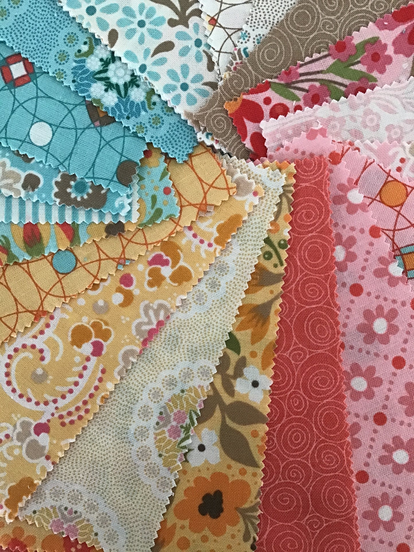 Sunday Brunch Mini Charm Pack by BasicGrey for Moda Fabrics, Mini Charm Pack