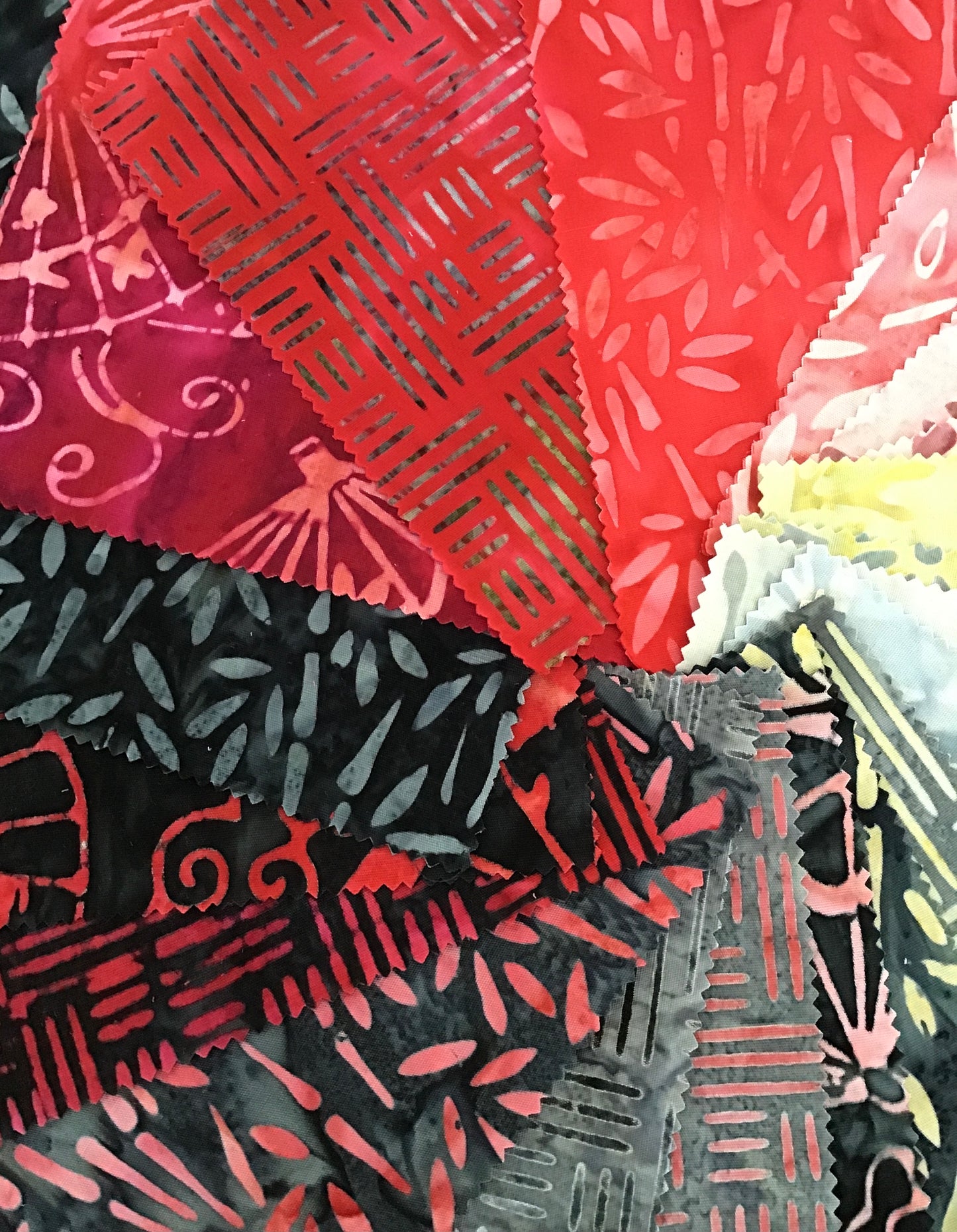 Bamboo Garden Artisan Batiks Charm Squares Created by Lunn Studios for Robert Kaufman