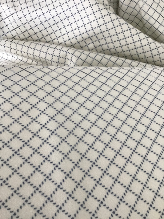 Prairie Gatherings Flannel by Primitive Gatherings for Moda Fabrics, Porcelain Indigo, Yardage Sold by the Yard