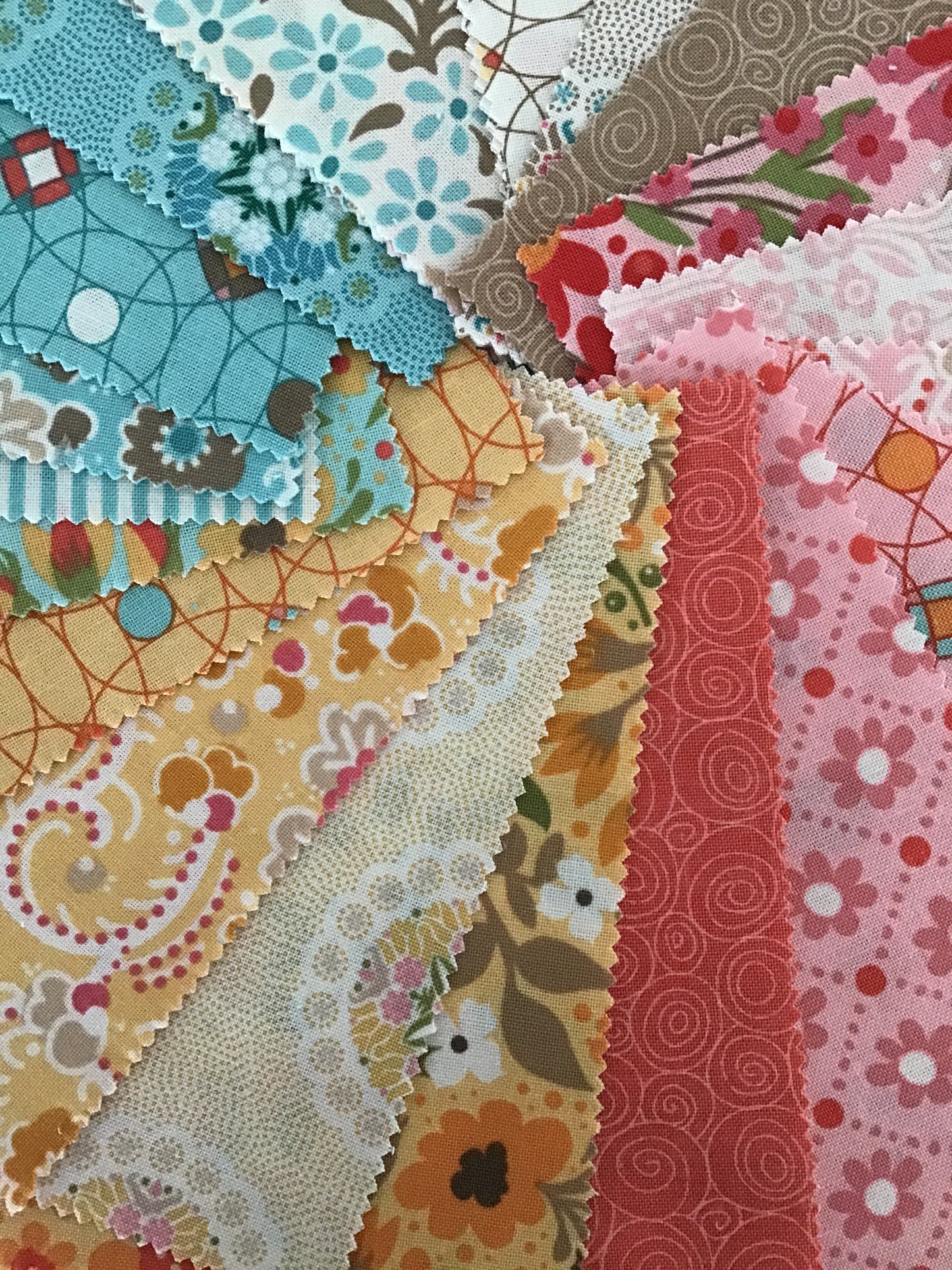 Sunday Brunch Mini Charm Pack by BasicGrey for Moda Fabrics, Mini Charm Pack