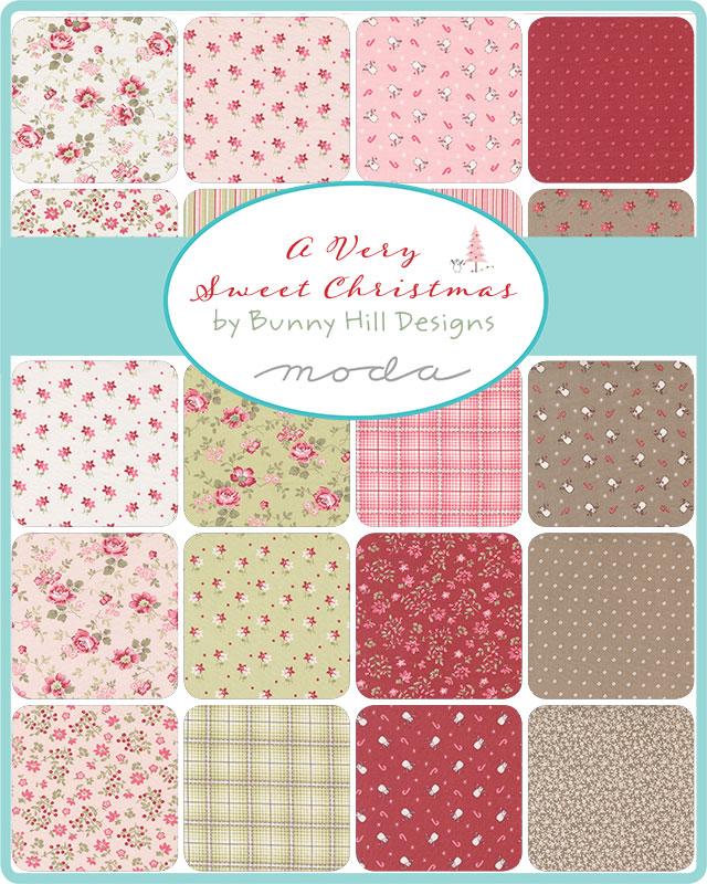 A Very Sweet Christmas Jelly Roll by Bunny Hill Designs for Moda