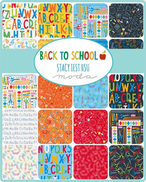 Back to School Charm Pack by Stacy Iest Hsu for Moda Fabrics