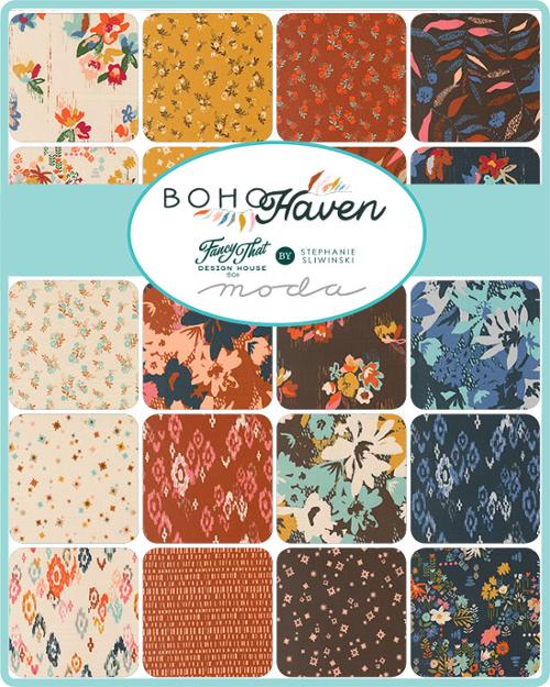 Boho Haven Charm Pack by Fancy That Design House for Moda Fabrics