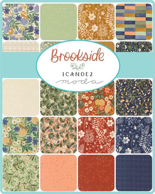Brookside Charm Pack by 1Canoe2 for Moda Fabrics