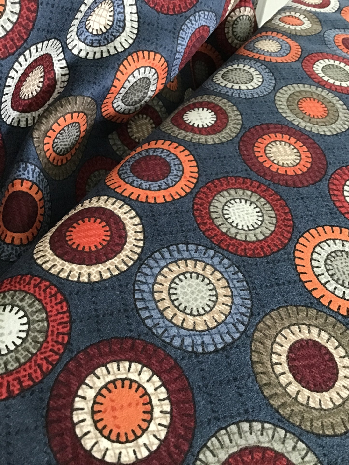 Prairie Gatherings Flannel by Primitive Gatherings for Moda, Indigo Penny Blocks Yardage 49301 16F