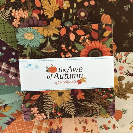 The Awe of Autumn 5" Stacker by Sandy Gervais for Riley Blake Designs
