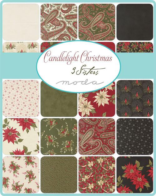 Candlelight Christmas Charm Pack by 3 Sisters for Moda Fabrics