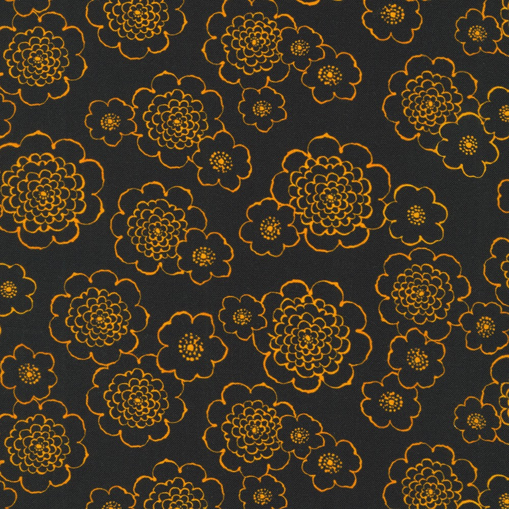 Flowerhouse Cascading Flowers Charm Square by Debbie Beaves for Robert Kaufman