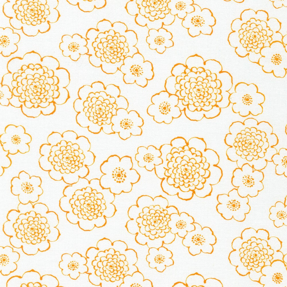 Flowerhouse Cascading Flowers Charm Square by Debbie Beaves for Robert Kaufman