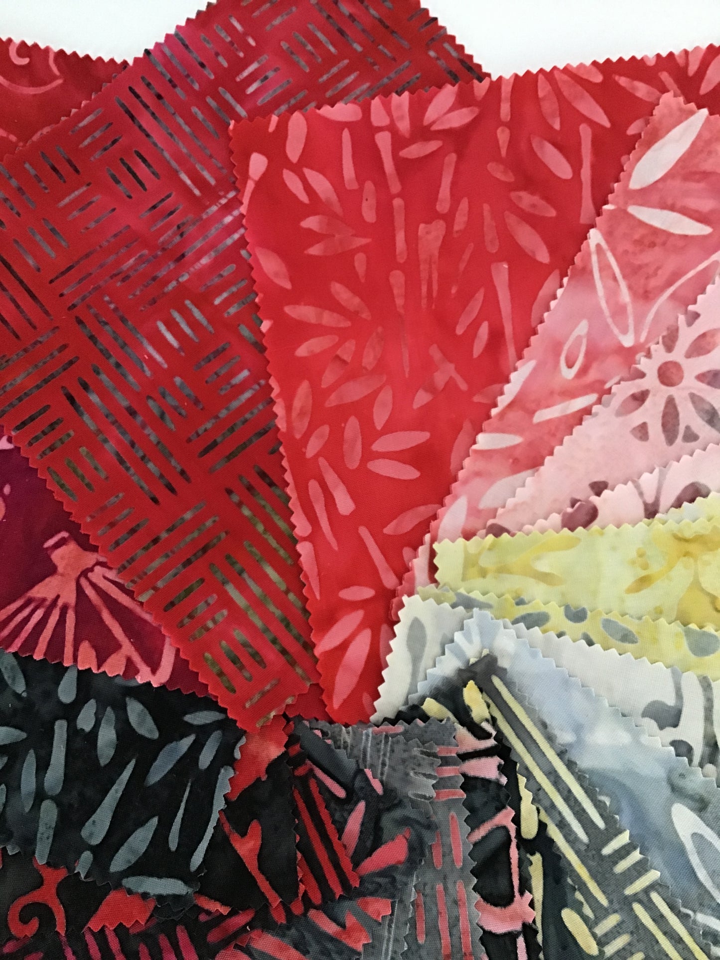 Bamboo Garden Artisan Batiks Charm Squares Created by Lunn Studios for Robert Kaufman