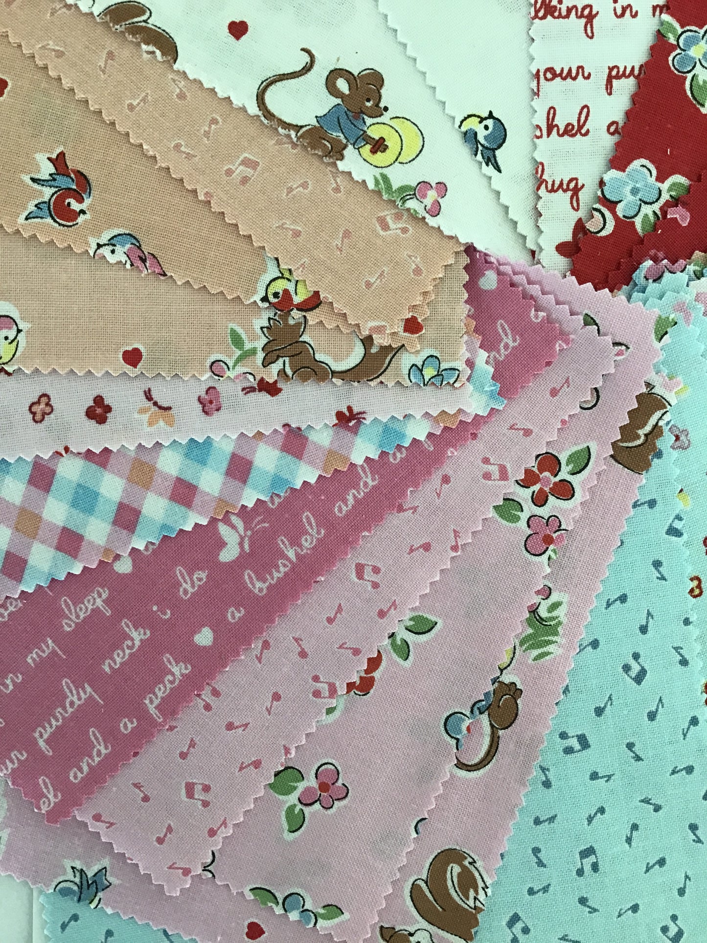 Love Notes 5" Stacker by Lindsay Wilkes of the Cottage Mama for Riley Blake