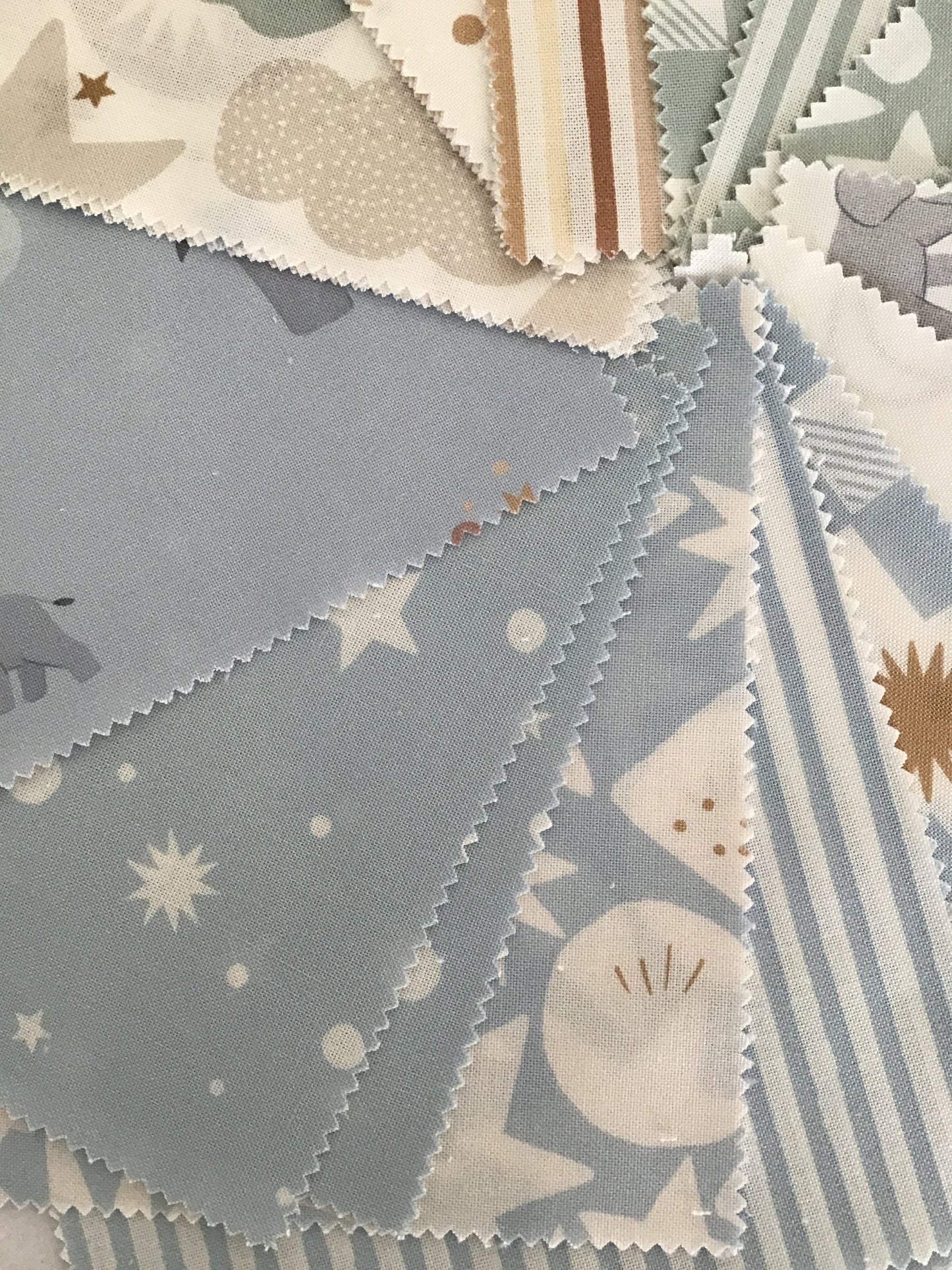 To The Moon and Back Charm Pack by Paper & Cloth for Moda Fabrics - Only (15) Different Prints