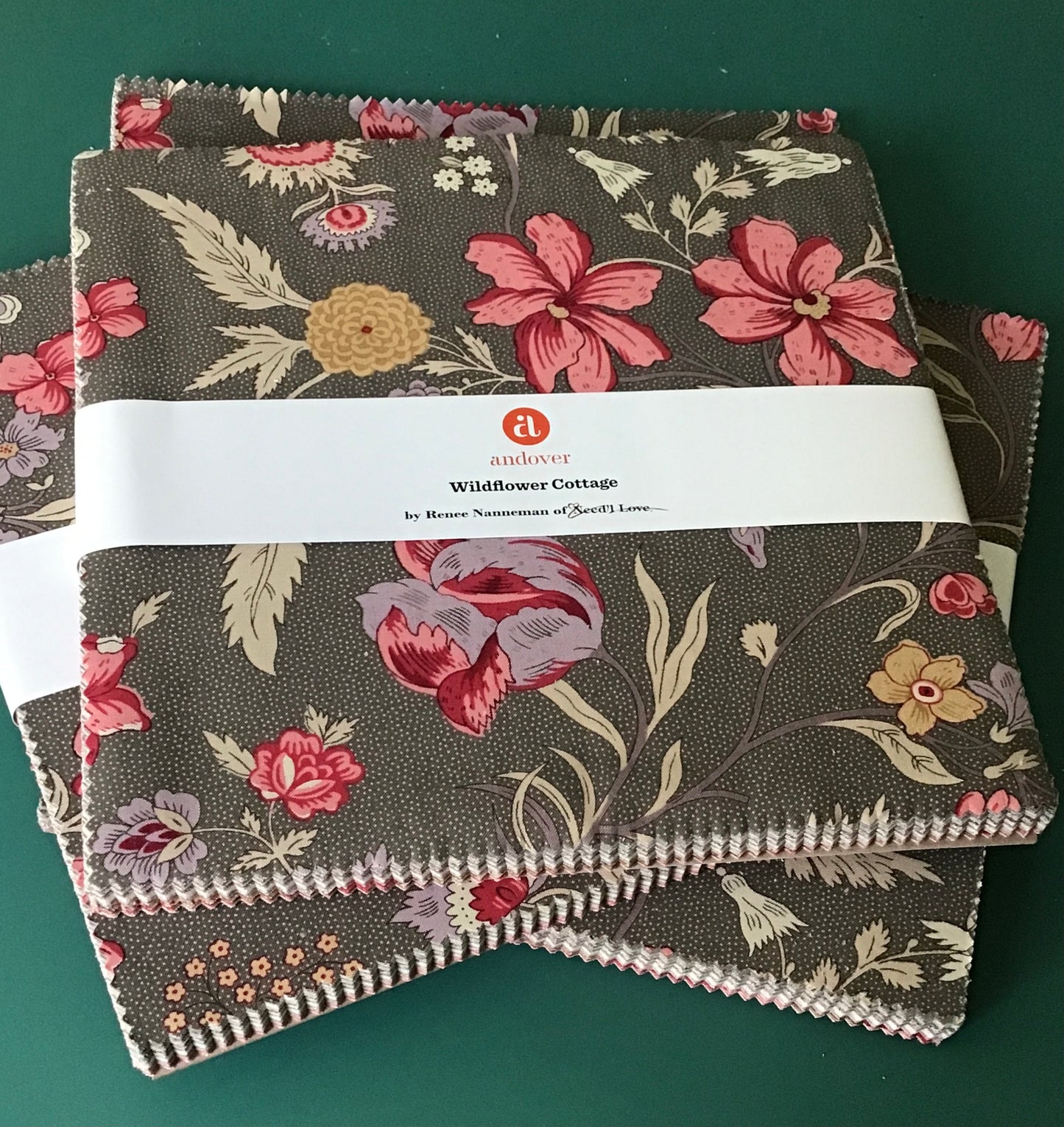 Wildflower Cottage Layer Cake by Renee Nanneman for Andover Fabrics