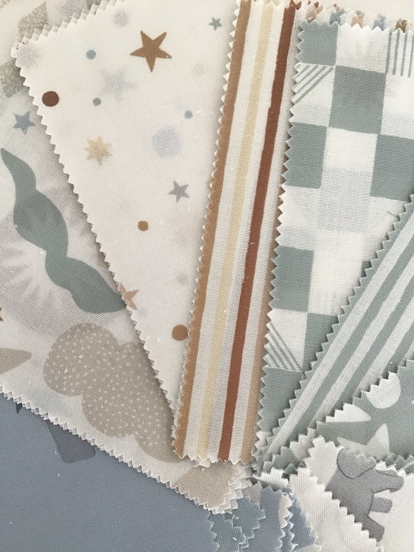 To The Moon and Back Charm Pack by Paper & Cloth for Moda Fabrics - Only (15) Different Prints