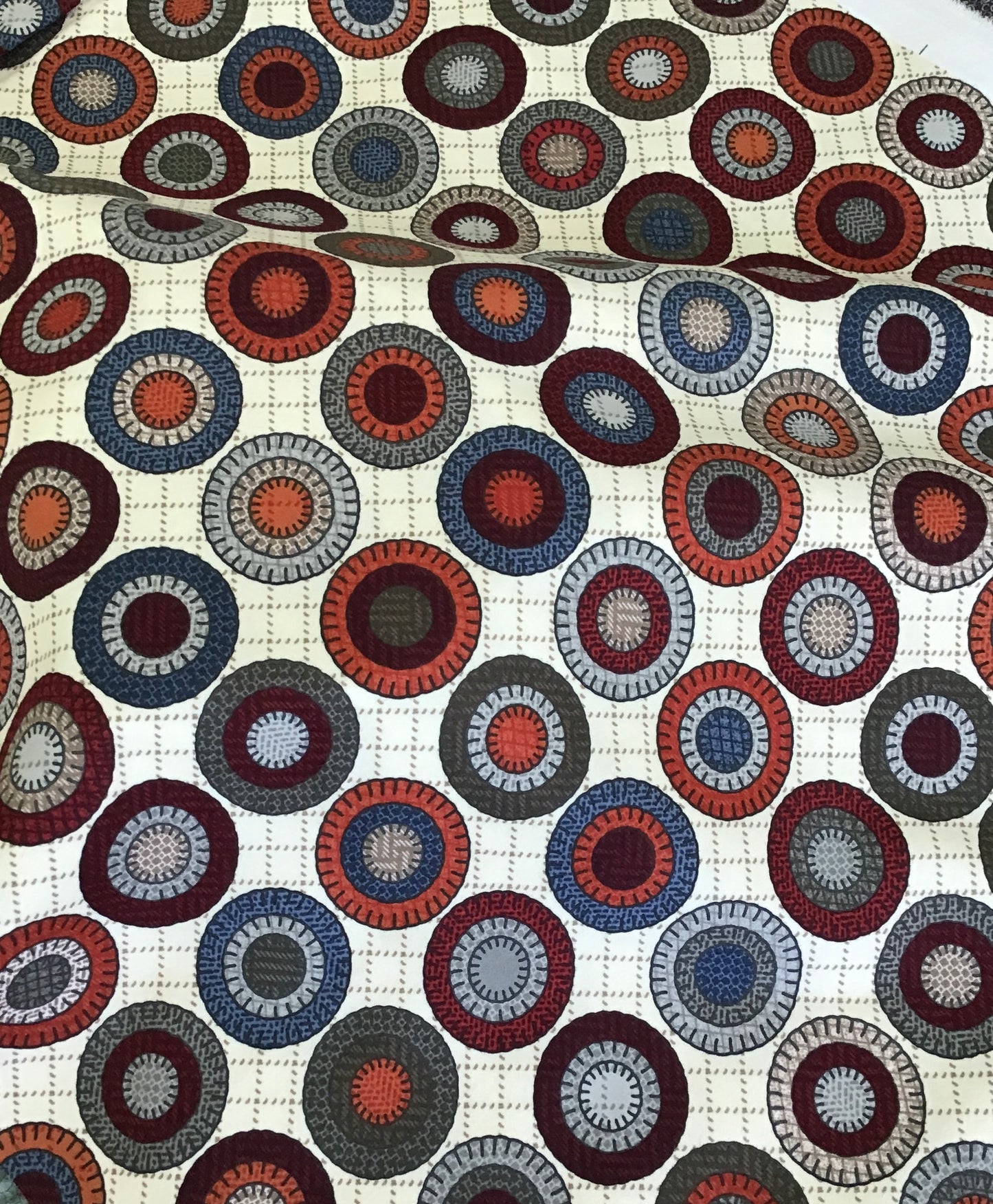 Prairie Gatherings Flannel by Primitive Gatherings for Moda, Porcelain Penny Blocks Yardage 49301 11F