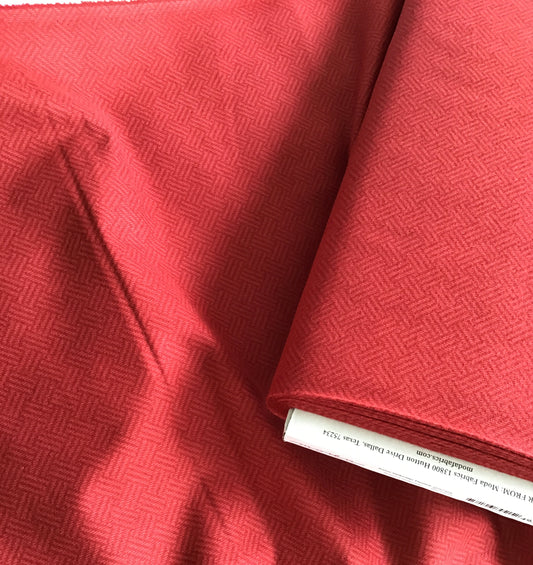 Prairie Gatherings Flannel by Primitive Gatherings for Moda, Brick Basket Weave, sold by the Yard, Cut in One Continuous Piece, 49312 20F