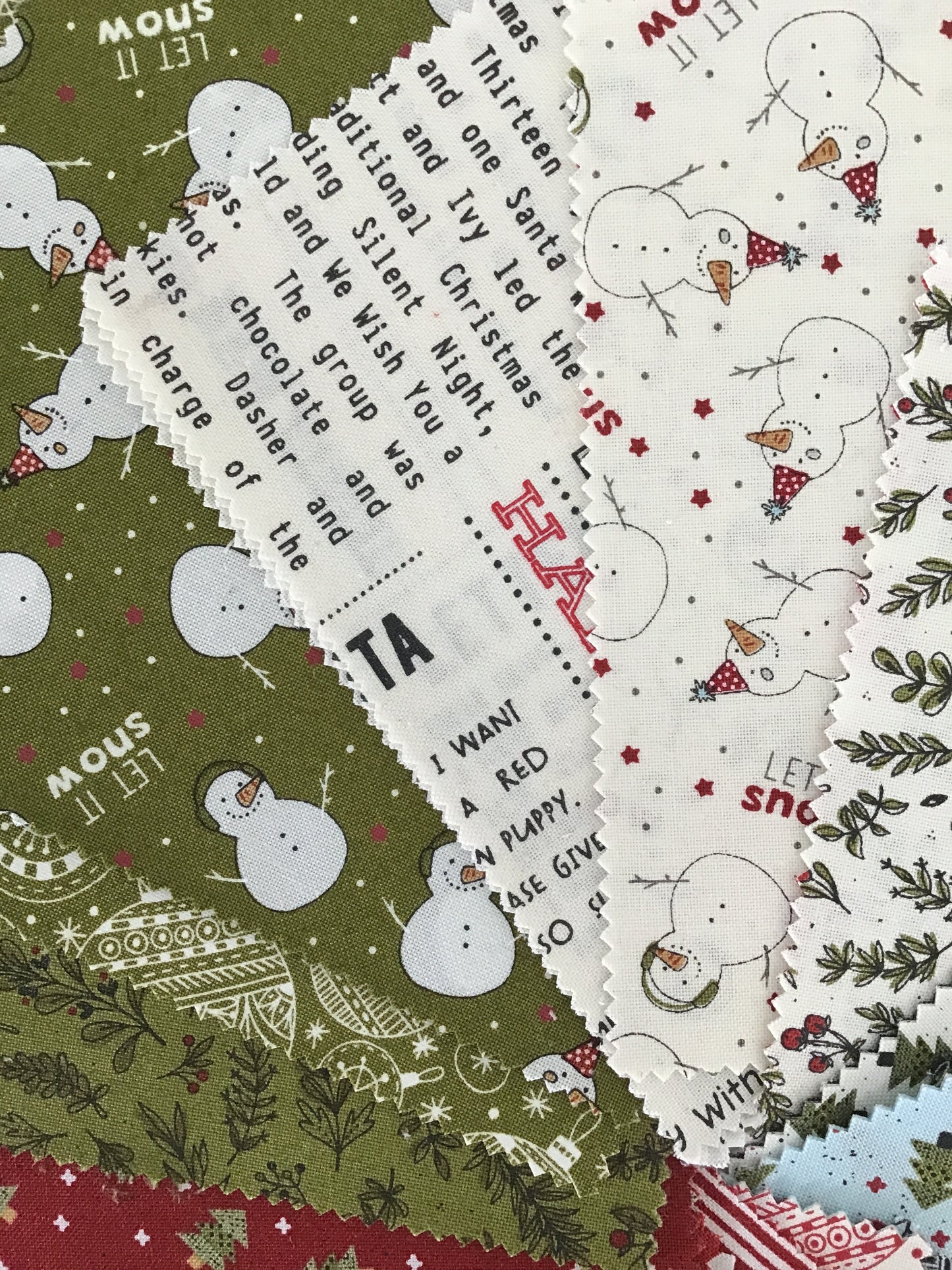 Emmitt and Ivy Mini Charm Pack by Sweetwater for Moda Fabrics