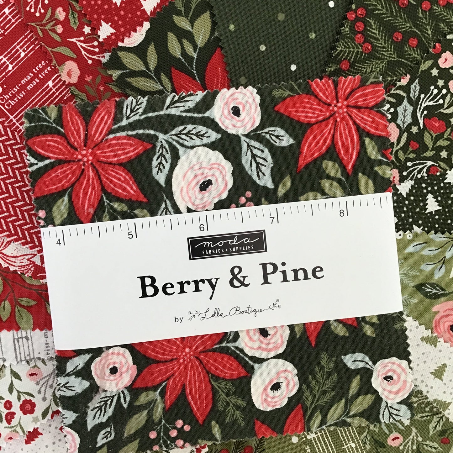 Berry & Pine Charm Pack by Lella Boutique for Moda Fabrics