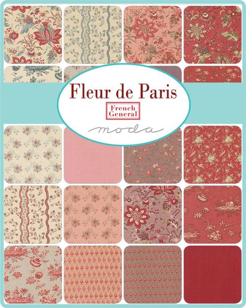 Fleur de Paris Jelly Roll by French General for Moda Fabrics