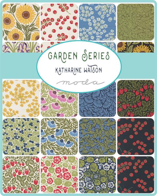 Garden Series Charm Pack by Katharine Watson for Moda Fabrics