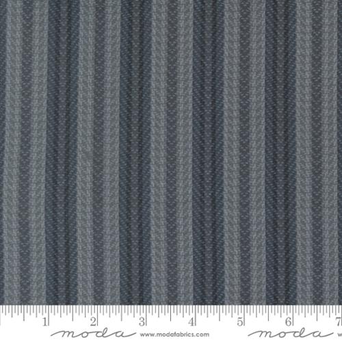 Farmhouse Flannels III Graphite Blanket Stripe Yardage by Primitive Gatherings for Moda Fabrics