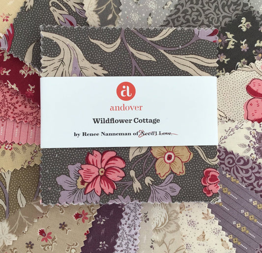 Wildflower Cottage Charm Pack by Renee Nanneman for Andover Fabrics
