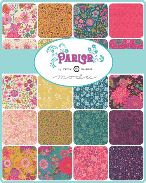 Parlor Mini Charm Pack by Crystal Manning for Moda Fabrics - Bundle of Two (2)