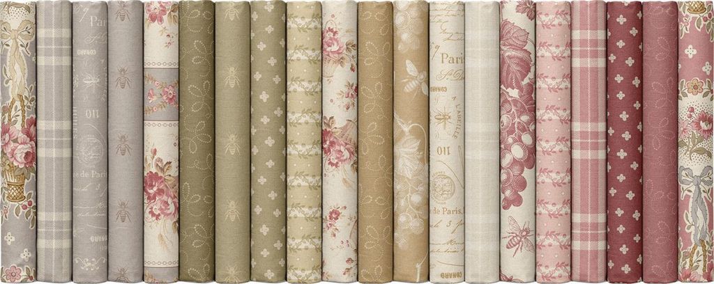 Summer House Jelly Roll by Dawn Heese of Linen Closet Designs for Marcus Fabrics