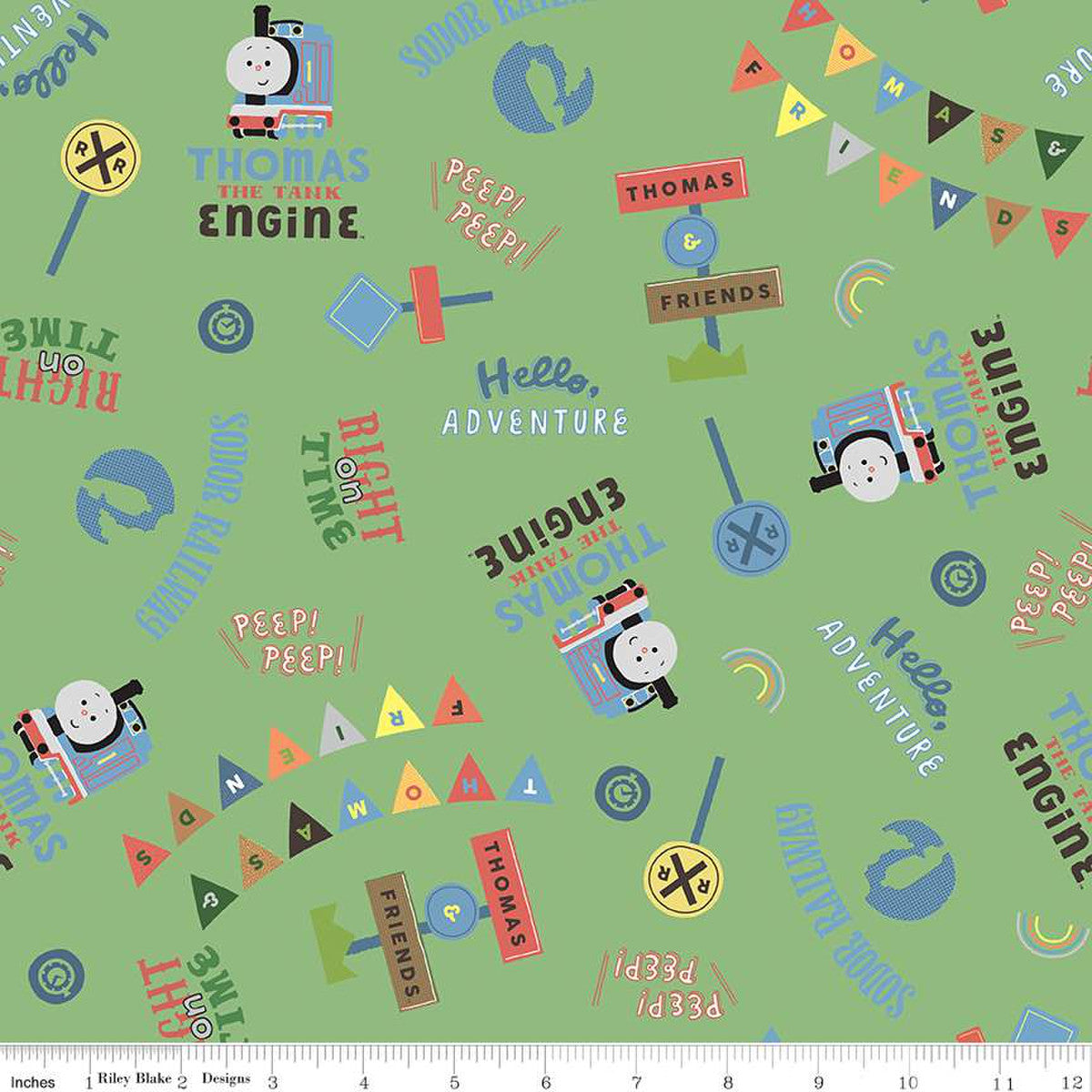 Thomas & Friends Sodor Railway 5" Stacker by Riley Blake Designs