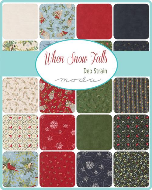 When Snow Falls Charm Pack by Deb Strain for Moda Fabrics