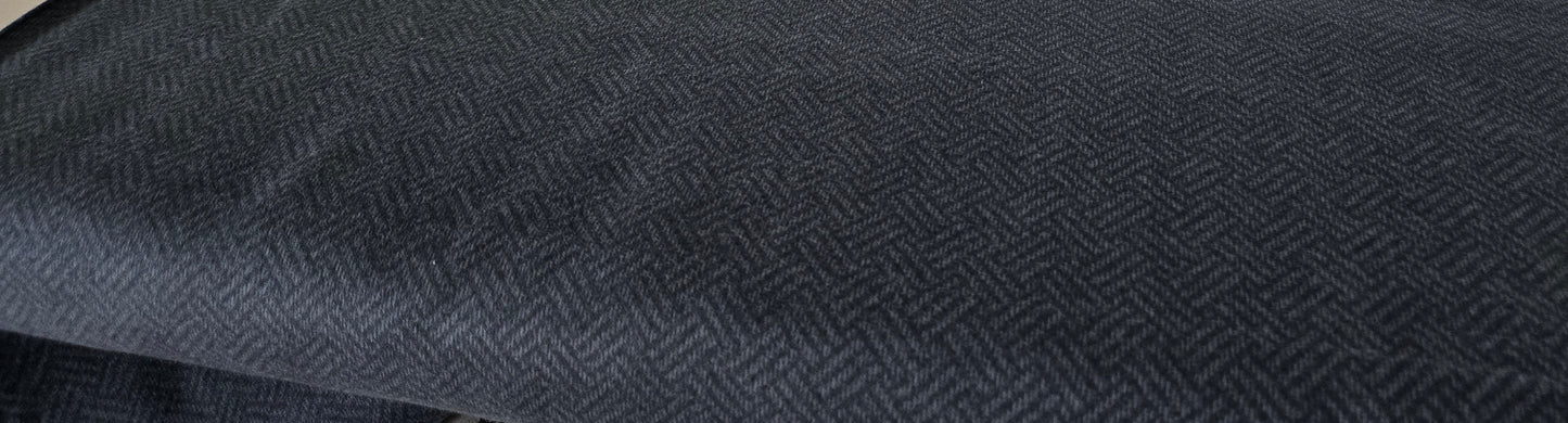 Prairie Gatherings Flannel by Primitive Gatherings for Moda Fabrics, Dark Navy Blue Basket Weave, Yardage Sold by the Yard, 49312 18F