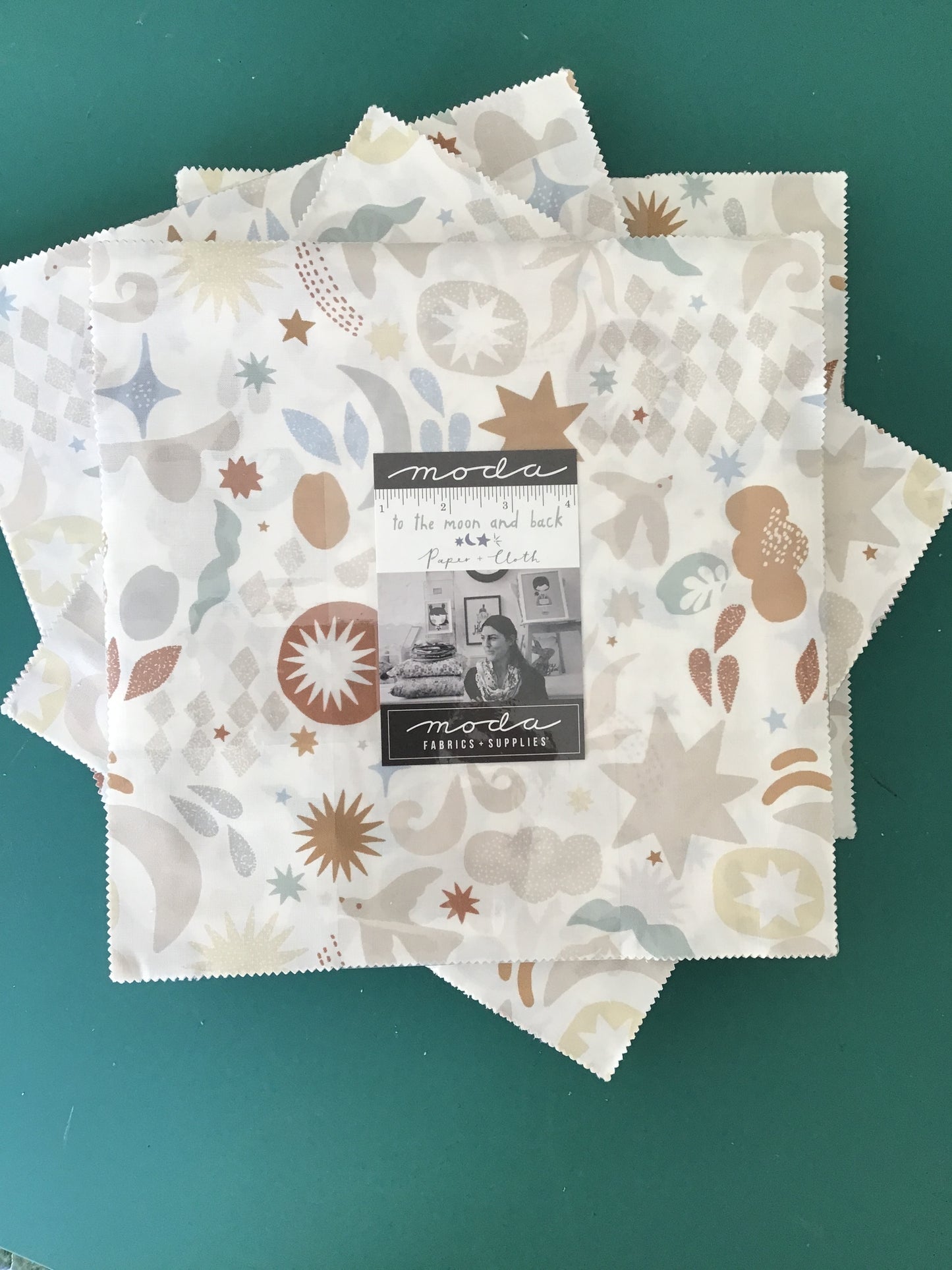 To The Moon and Back Layer Cake by Paper & Cloth for Moda Fabrics - Only (15) Different Prints