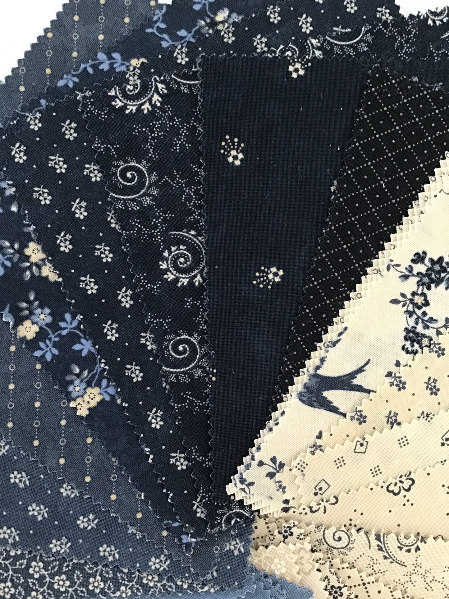 Bluebird's Nest Jelly Roll by Kansas Troubles Quilters for Moda Fabrics