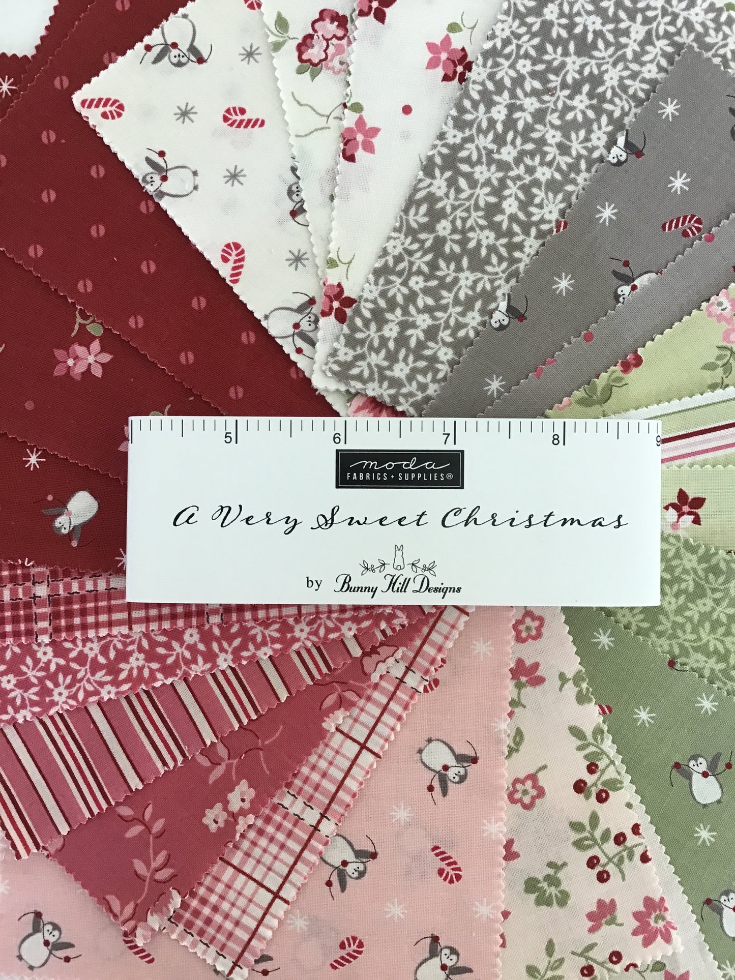 Festive Bundle of (5) Vintage, Whimsical and Cozy Holiday Charm Packs from Moda