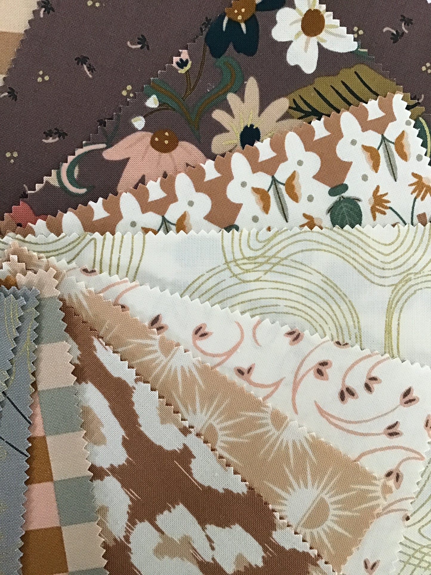 Sunlit Ruins Charm Pack with Metallic Accents by Jessica Rose for Moda Fabrics