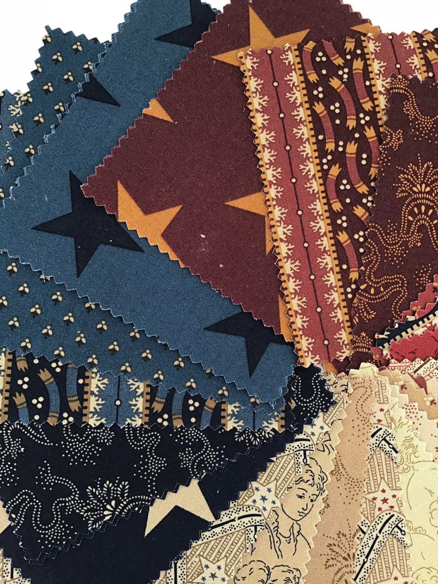 Fredericksburg Revisited Jelly Roll by Jo Morton for Andover Fabrics