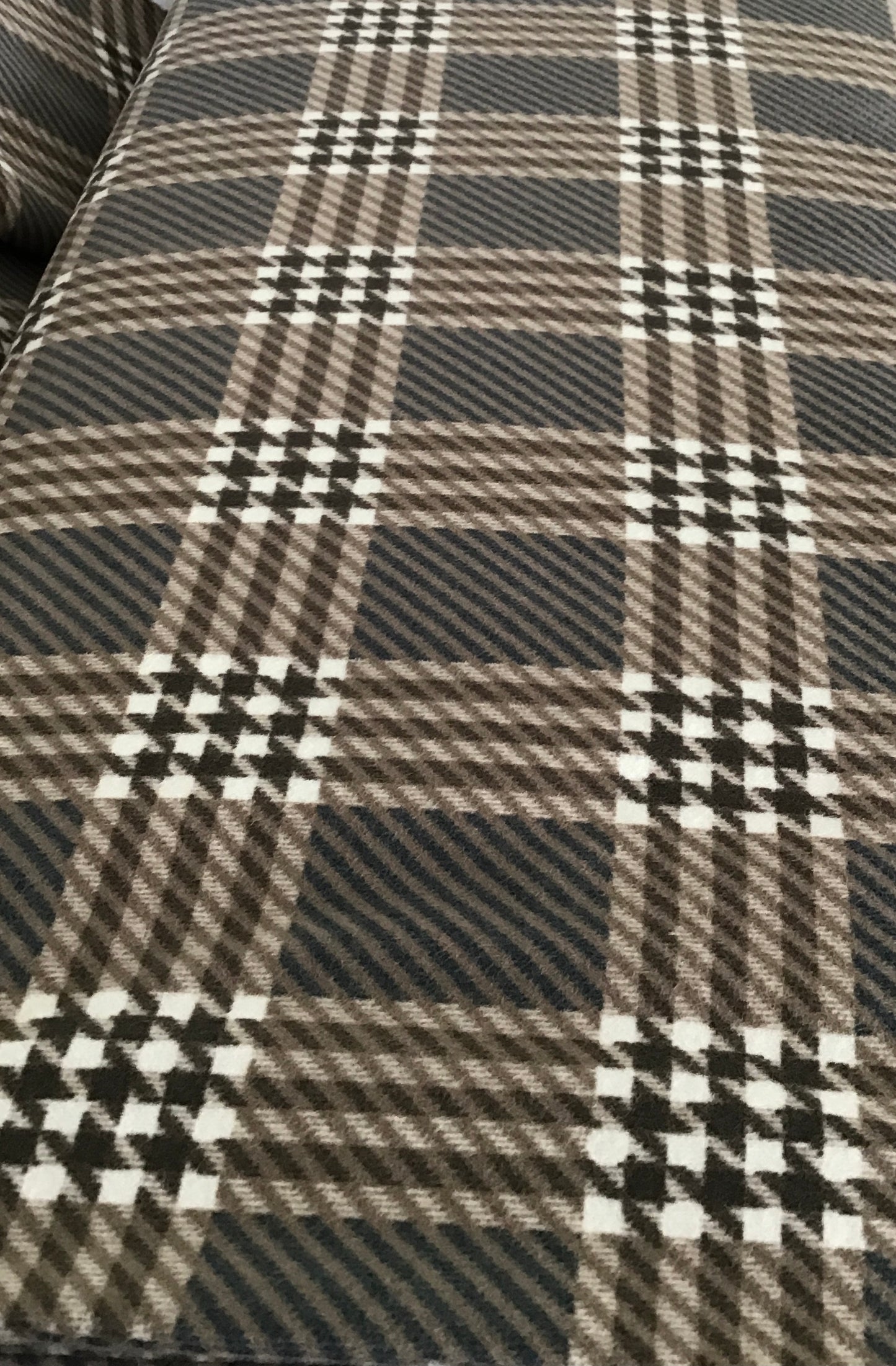 Prairie Gatherings Flannel by Primitive Gatherings for Moda Fabrics, Teak Plaid, Yardage Sold by the Yard