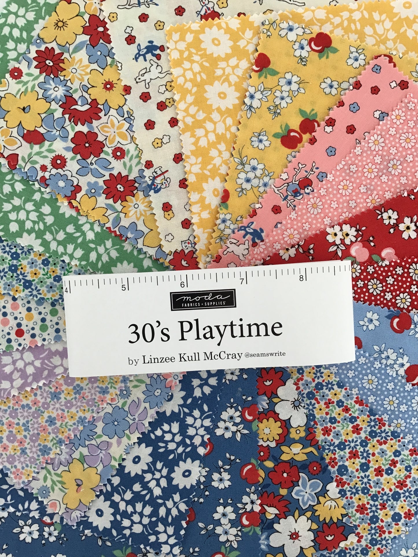 30's Playtime Charm Pack by Linzee Kull McCray for Moda Fabrics