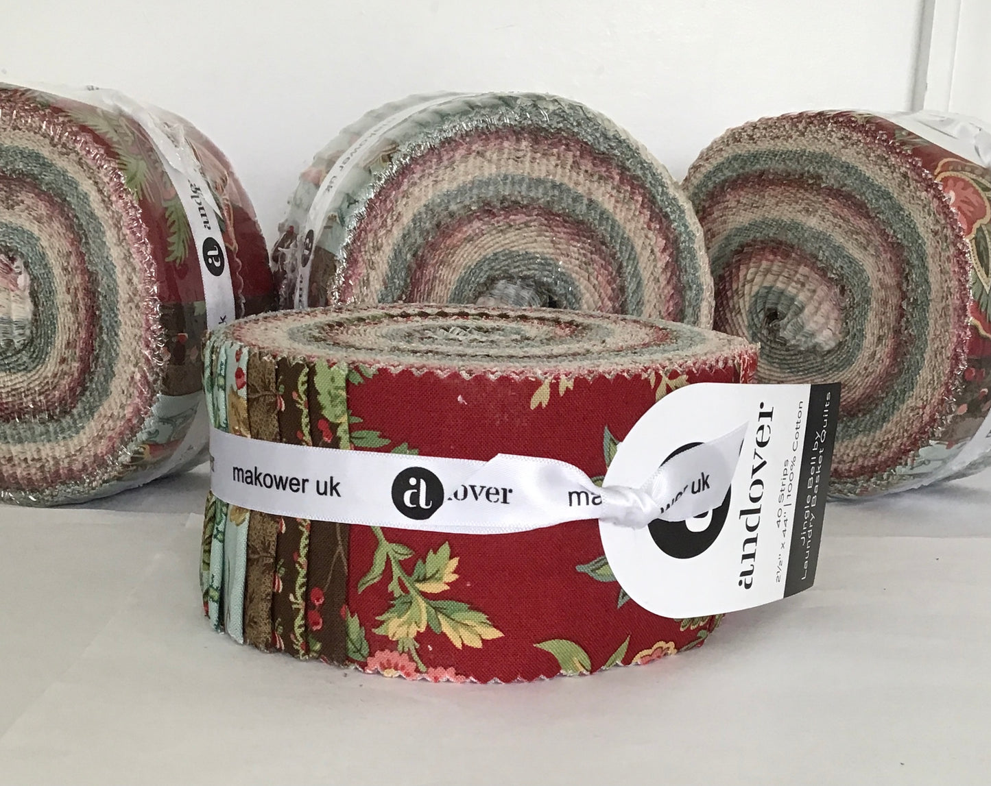 Jingle Bell Jelly Roll by Laundry Basket Quilts for Andover Fabrics