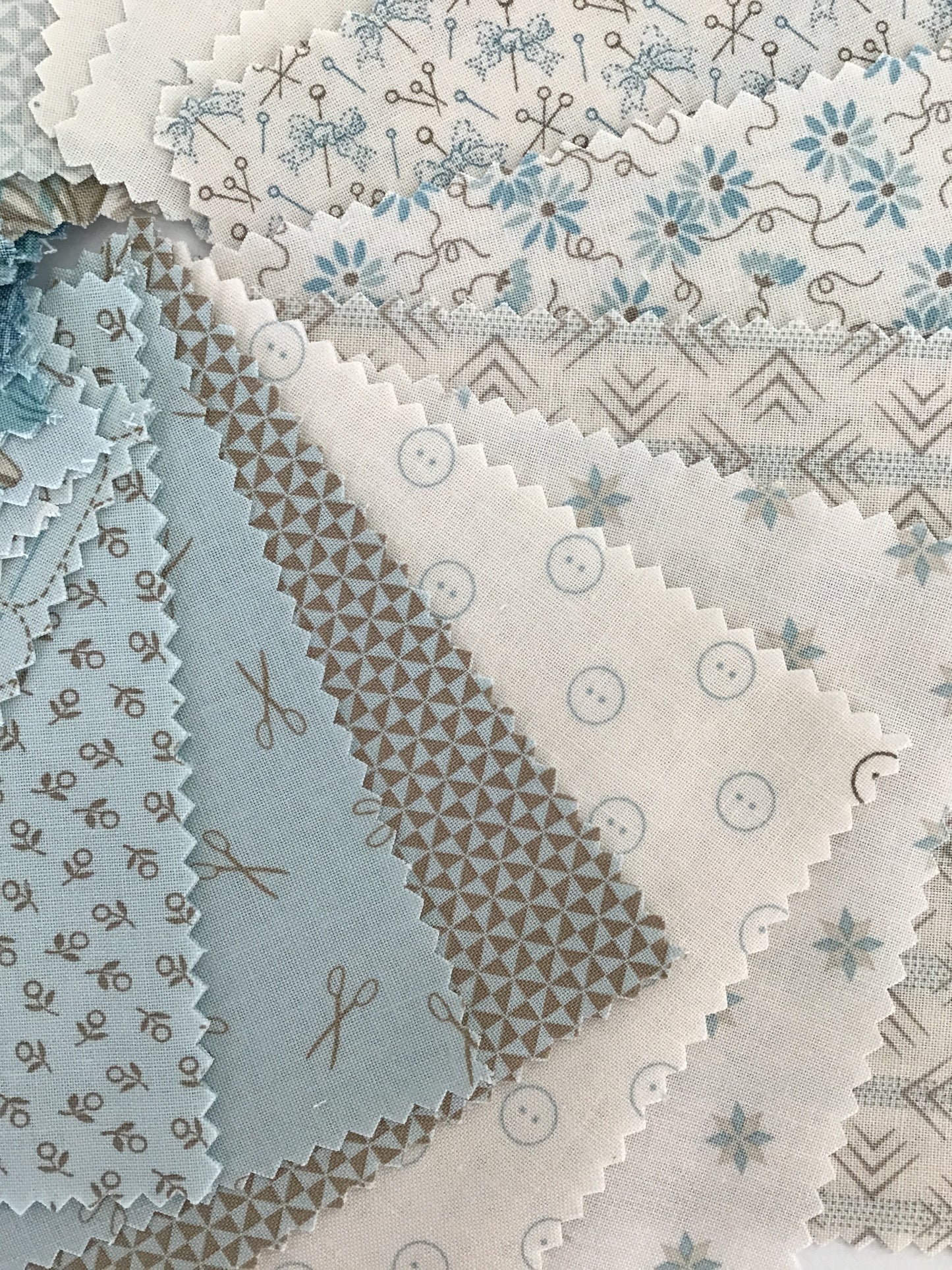 Sewing Bird Charm Pack by Laundry Basket Quilts for Andover