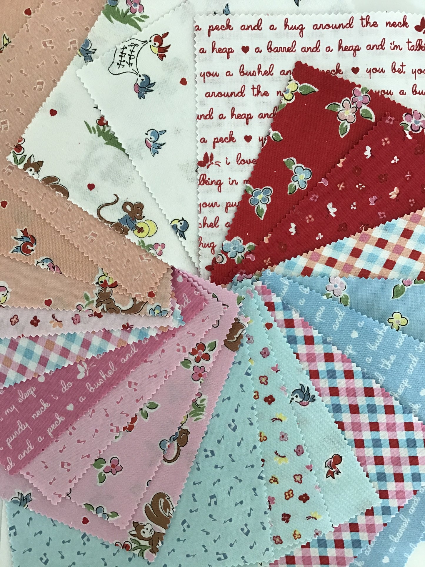 Love Notes 5" Stacker by Lindsay Wilkes of the Cottage Mama for Riley Blake