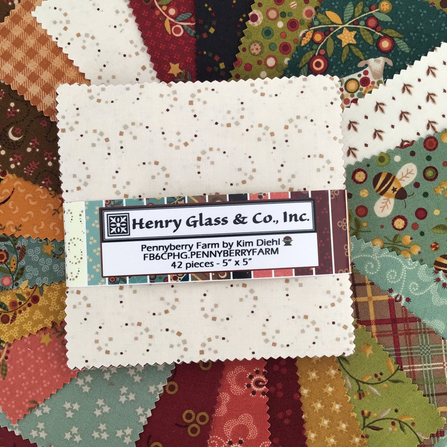 Pennyberry Farm Charm Pack by Kim Diehl for Henry Glass