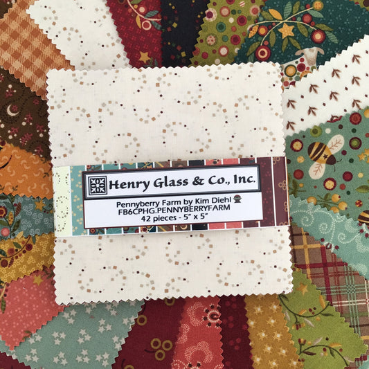 Pennyberry Farm Charm Pack by Kim Diehl for Henry Glass